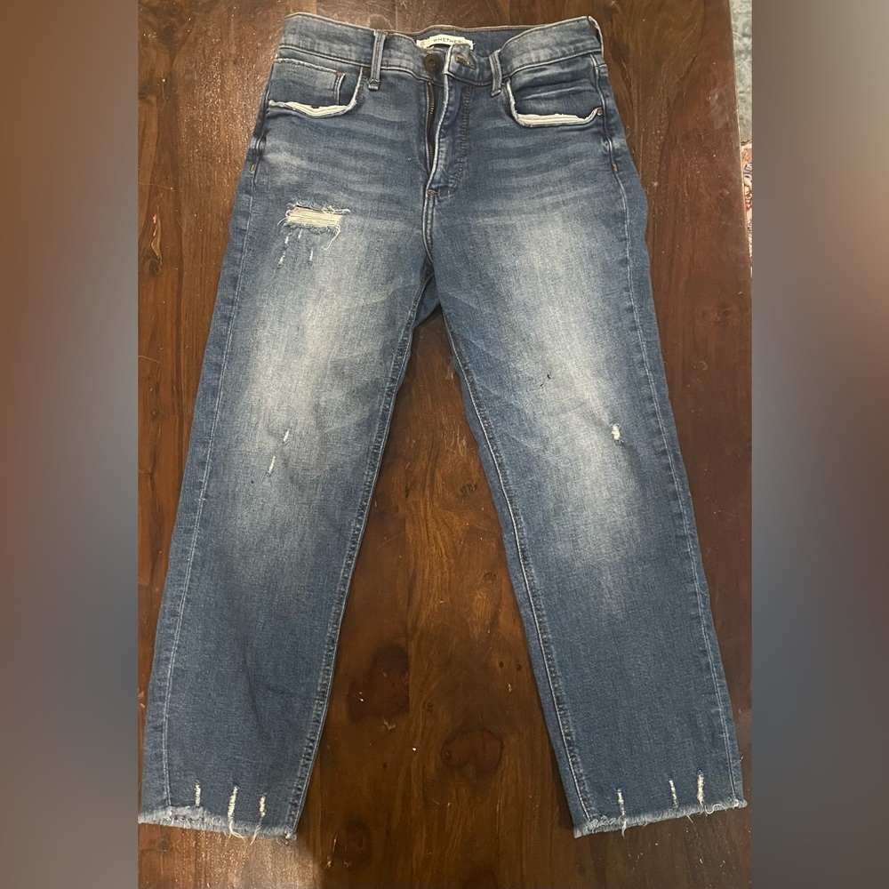 Whetherly Pierce High Rise Straight Leg Jeans
